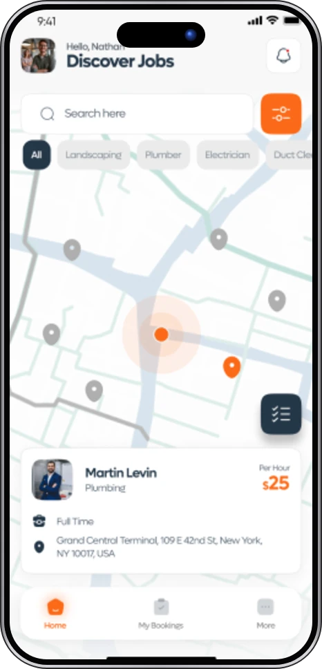 Aidly app screen