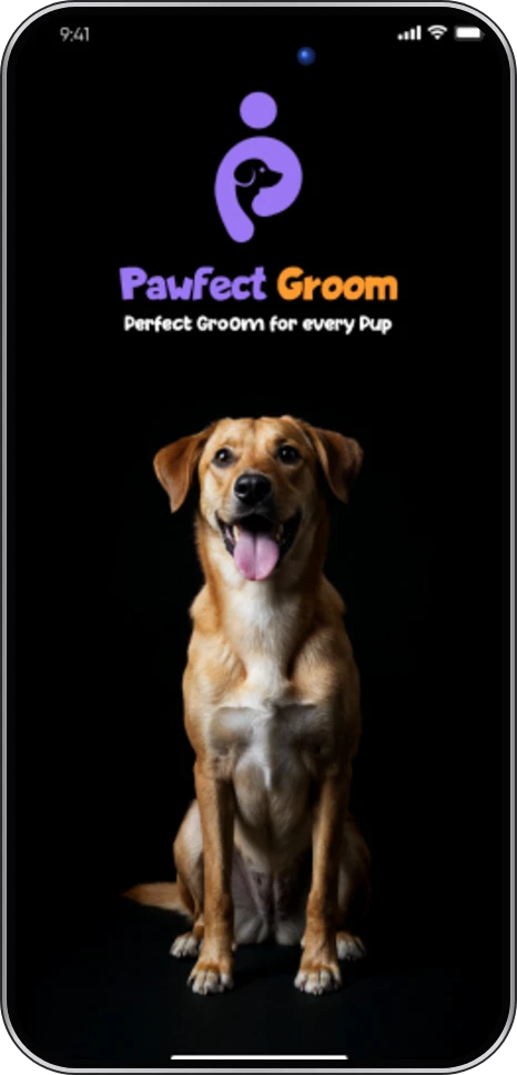 Pawfect Groom app screen
