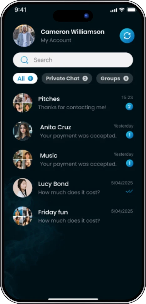 Sara's Hot Spot app screen