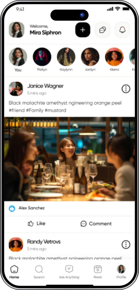 Total Her app screen