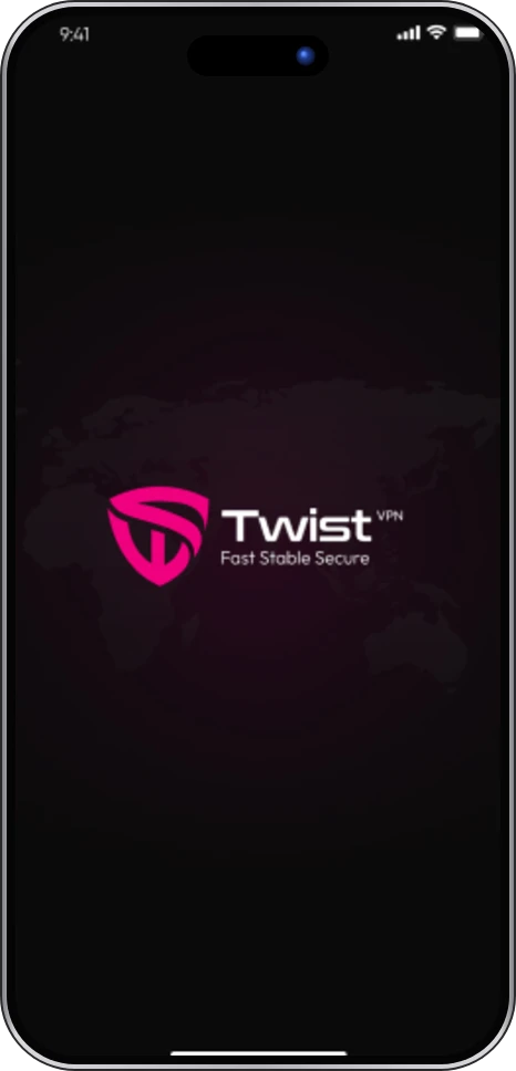 Twist VPN app screen