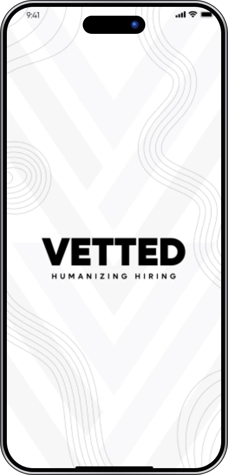 Vetted app screen