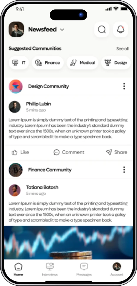 Vetted app screen